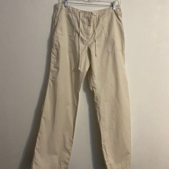 Victoria's Secret Cream Chino pants, size12L - Picture 1 of 3